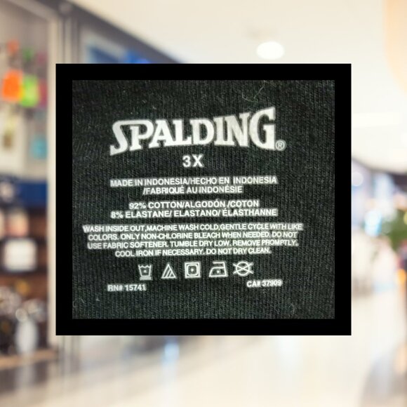 New Spalding Black Stretch Pants 3X - Picture 4 of 5